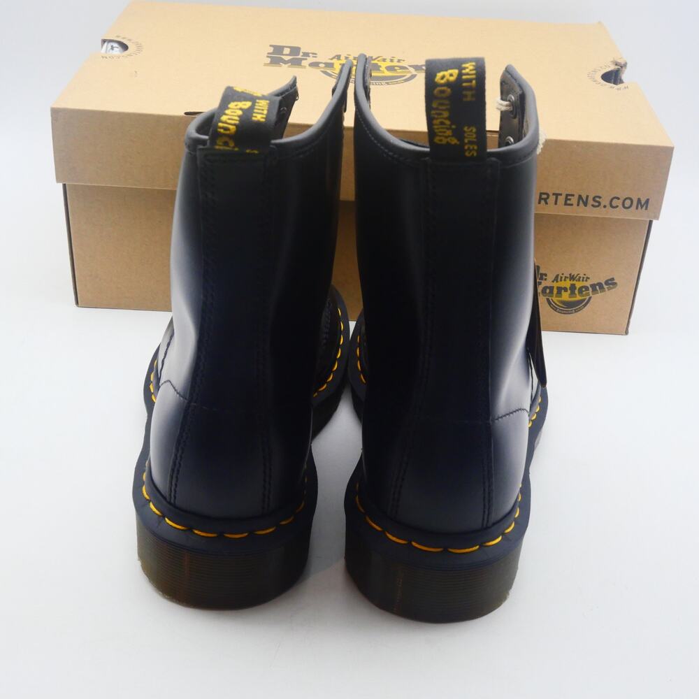 NEW Dr. Martens Women's 8 1460 Smooth Black Leather Combat Boots GrungeCore - Picture 6 of 10